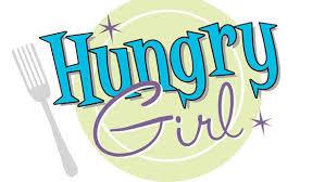 hungry girl logo over a plate and fork graphic
