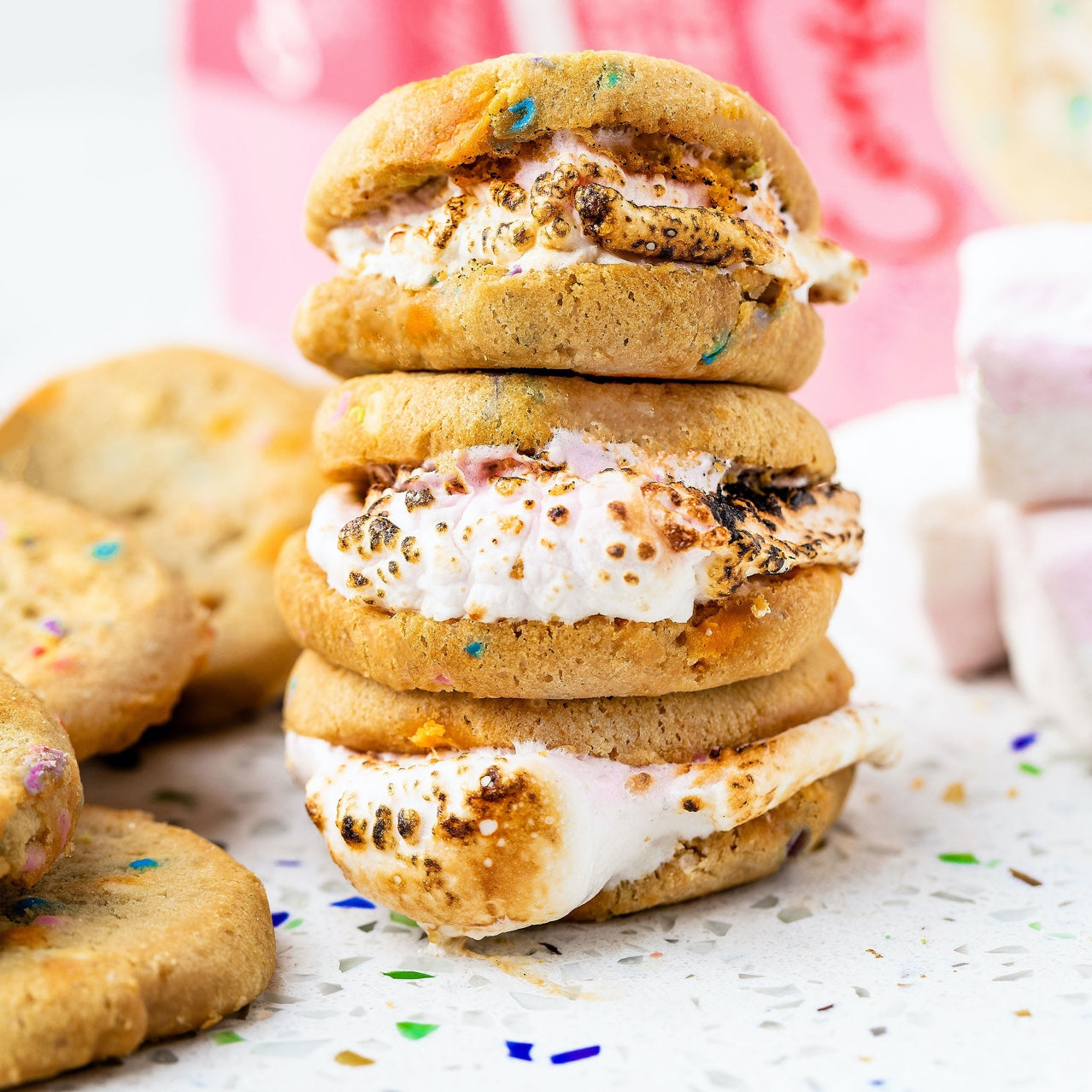 Confetti Soft Baked Cookies (6 Pack)