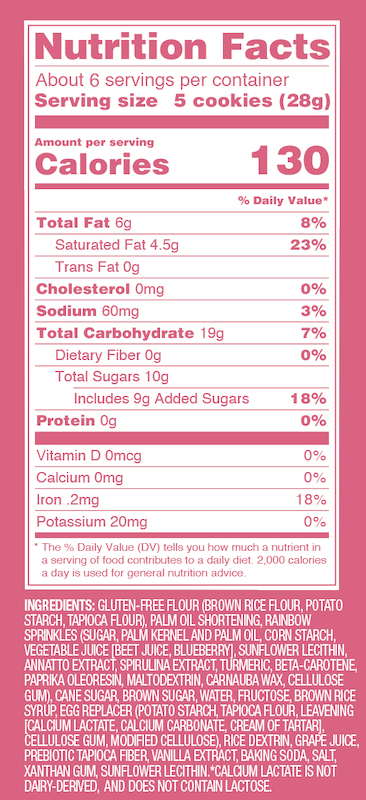 Confetti Mini Crunchy Cookies - NEW! (6 Pack)